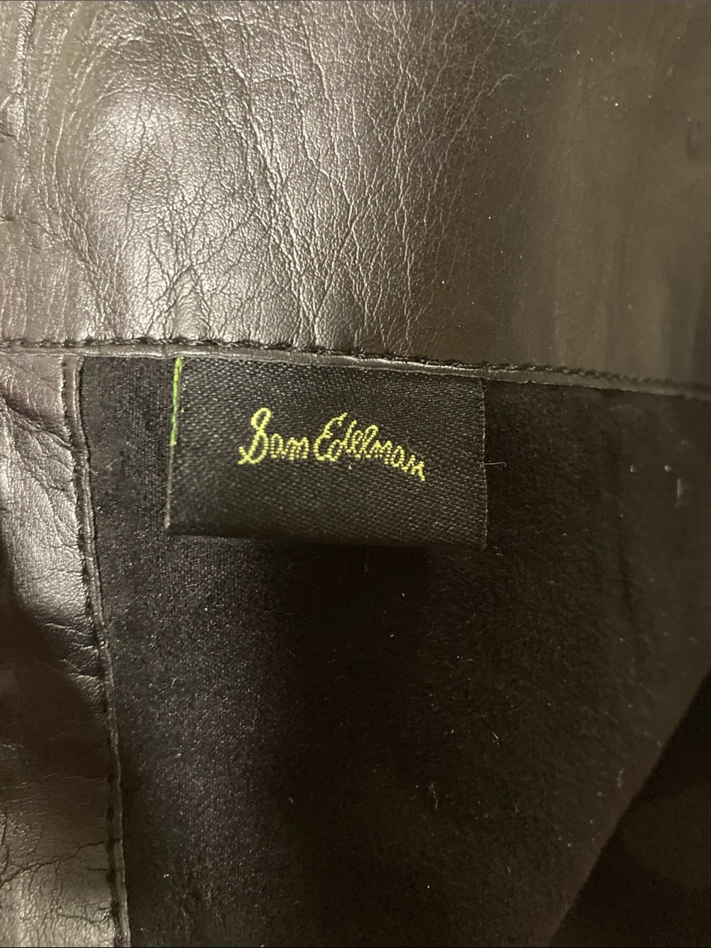 Sam Edelman Black Leather Penny Riding Boot Size 7.5 - Picture 10 of 14